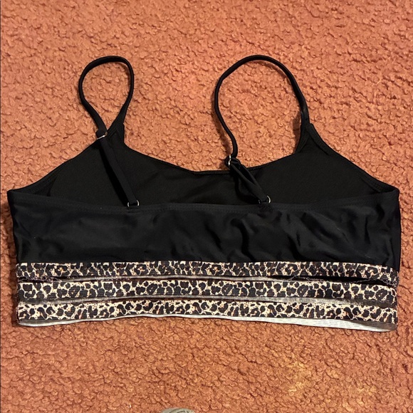SHEIN Black Bikini with Leopard Trim - Picture 8 of 10